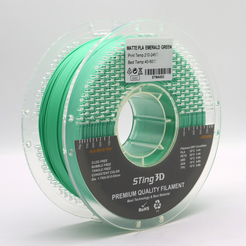 Sting3D PLA Matte - أخضر زمردي