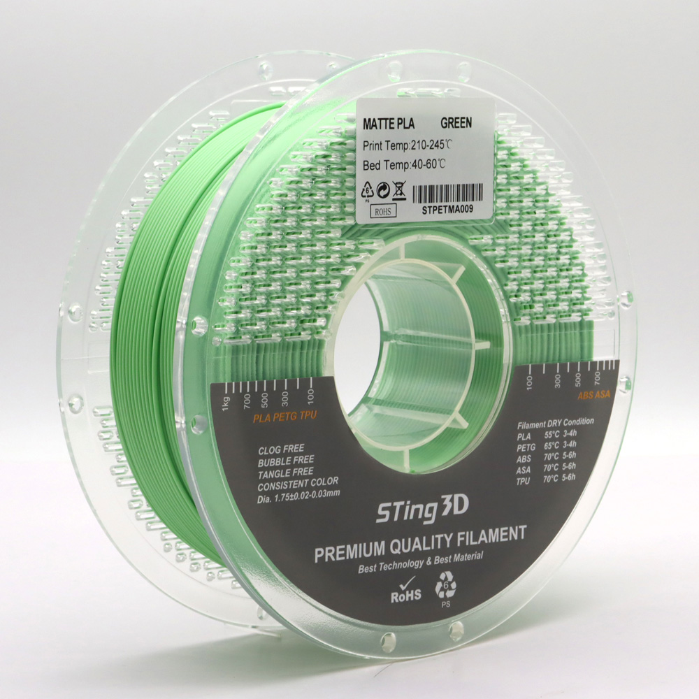 Sting3D PLA Matte - أخضر مطفي